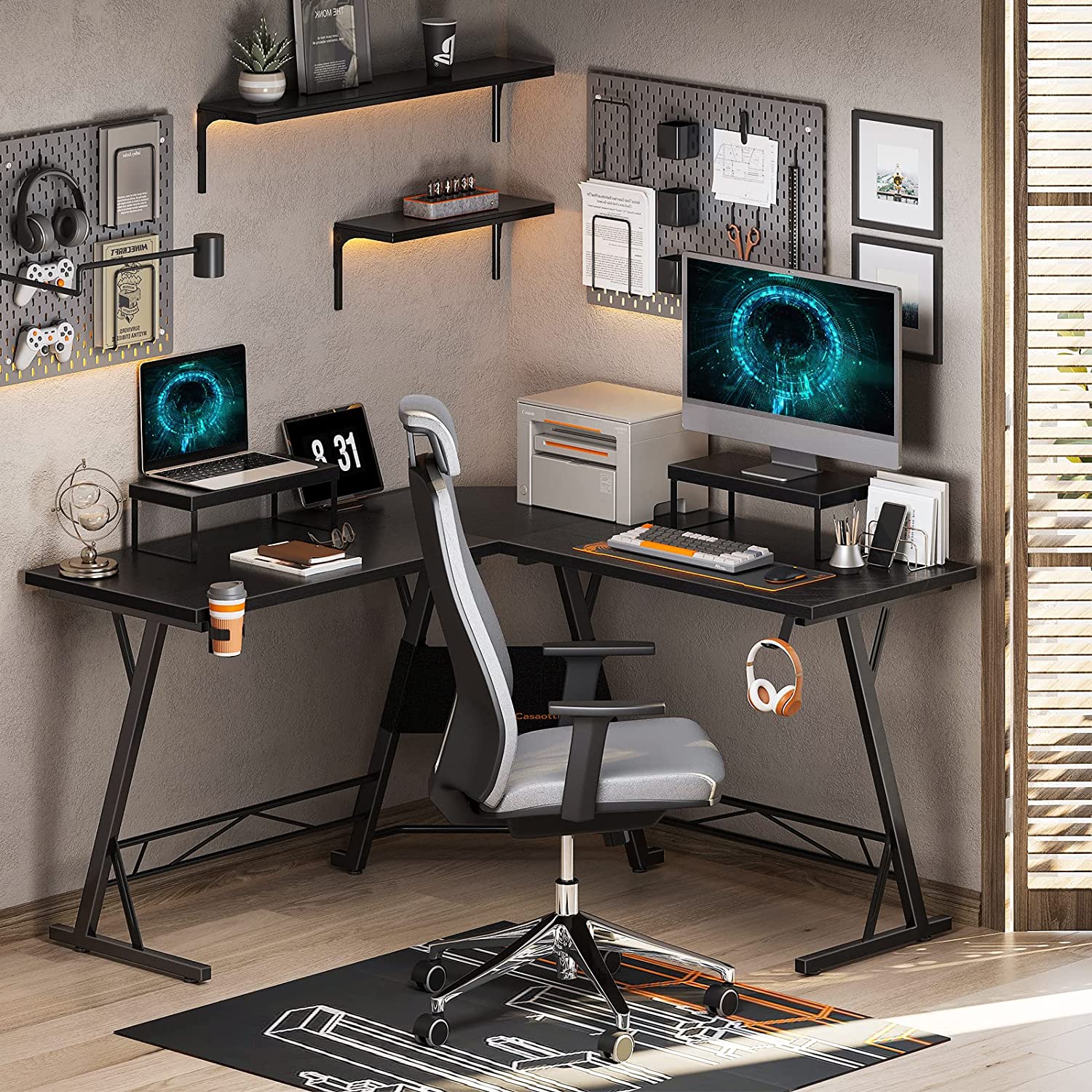 ODK Home: Computer Desk, Gaming Desk, L-shaped Desk, Shelf, etc.