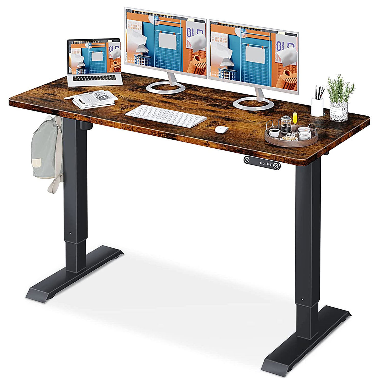 55" x 28" Electric Standing Desk with Splice Board