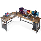 66" Larger L-Shaped Gaming Desk